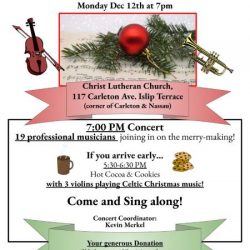 Christmas Community Concert Flyer 2023