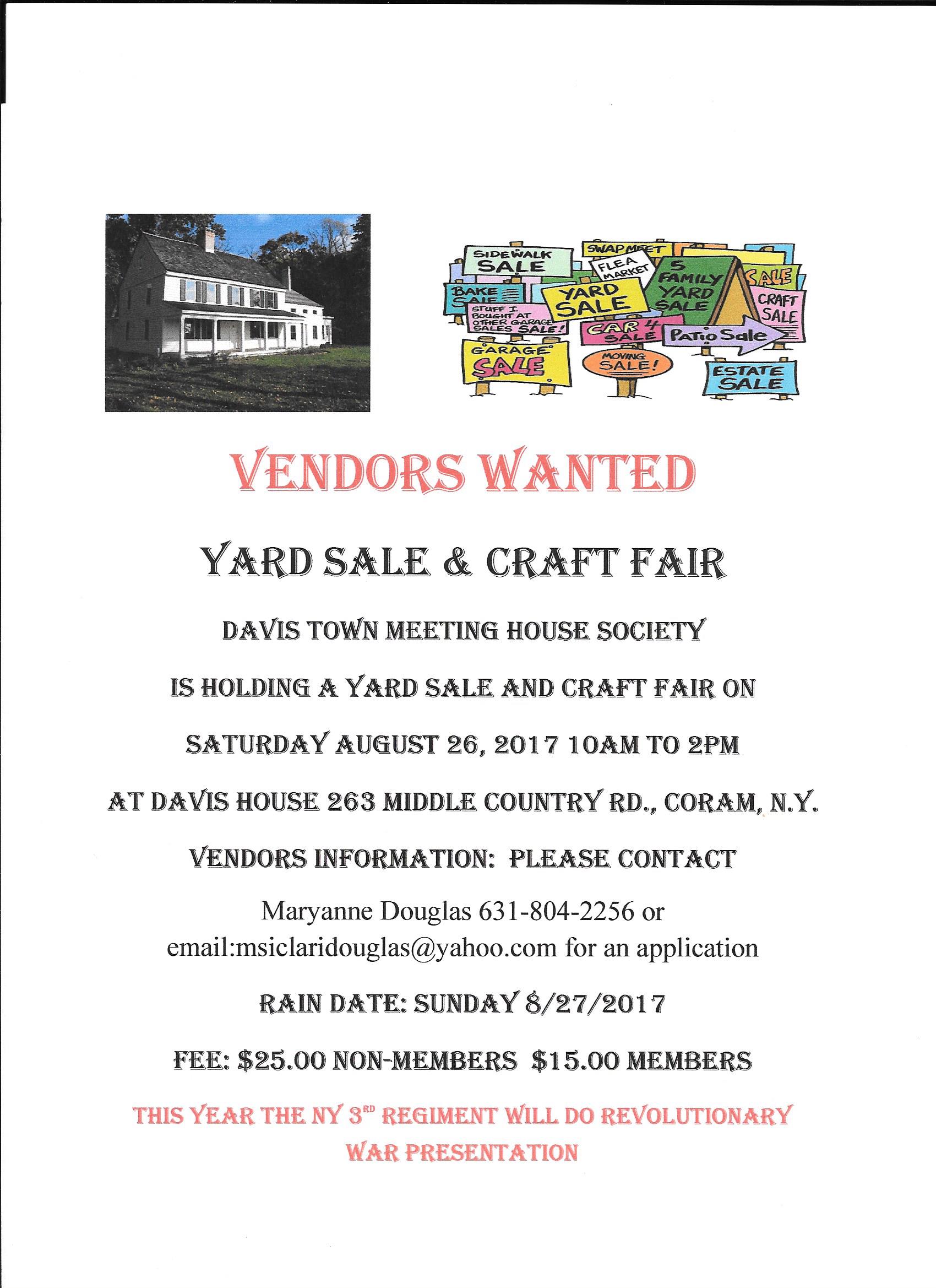 Yard Sale & Craft Fair Pennysaver Coupons & Classifieds