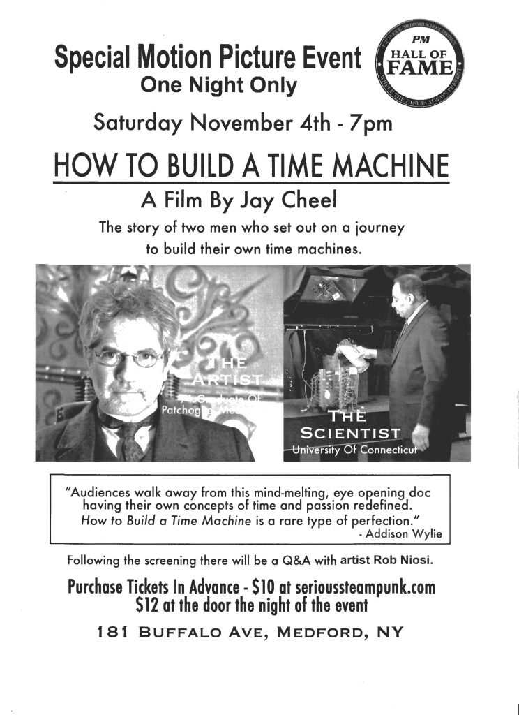 HOW TO BUILD A TIME MACHINE